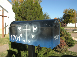 Custom Airbrushed Mailbox