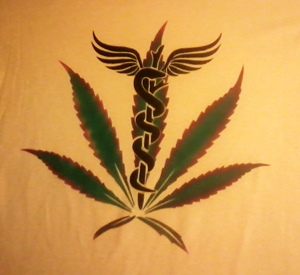 Airbrushed Mediacal Marijuana T-Shirts