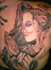 Praying Angel Tattoo