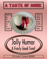 Jolly Humor Ice Cream Advertisement