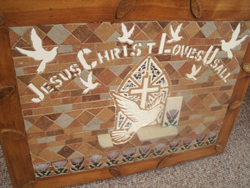 Jesus Loves Us All Mosaic