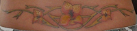 Hibiscus Tribal Tattoo