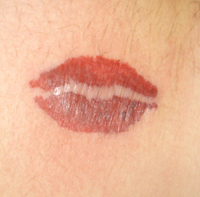 Hip Lips Tattoo